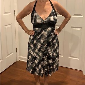 Black and white dress